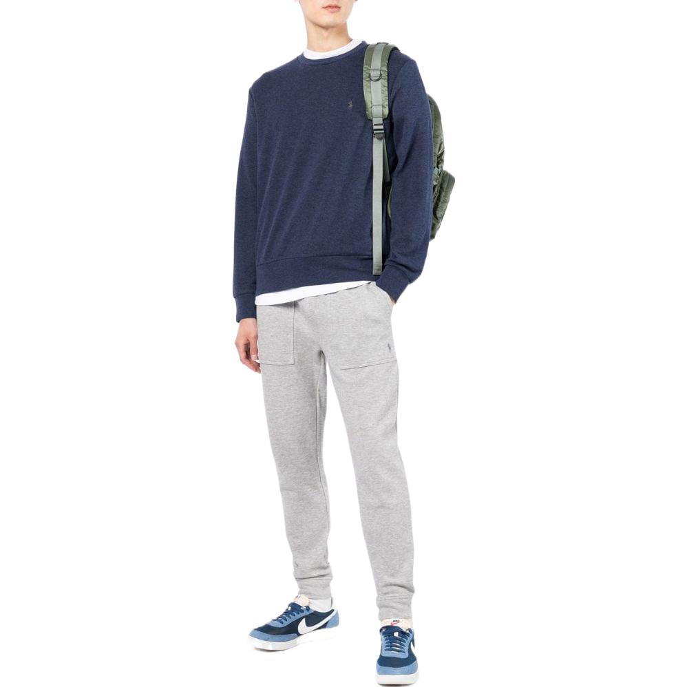 Ralph Lauren SS22 Blue Crewneck Sweatshirt with Logo Embroidery 710680921-028 圖 3