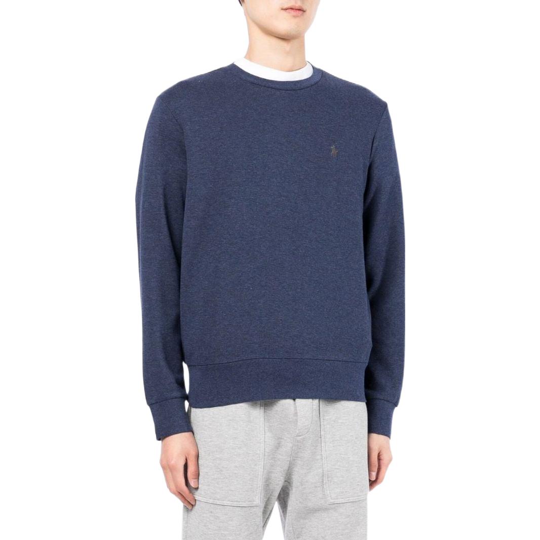 Ralph Lauren SS22 Blue Crewneck Sweatshirt with Logo Embroidery 710680921-028 圖 5