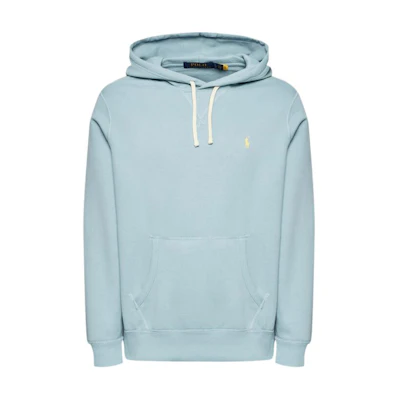 Ralph Lauren SS22 Embroidered Logo Drawstring Hoodie Blue 710766778-052