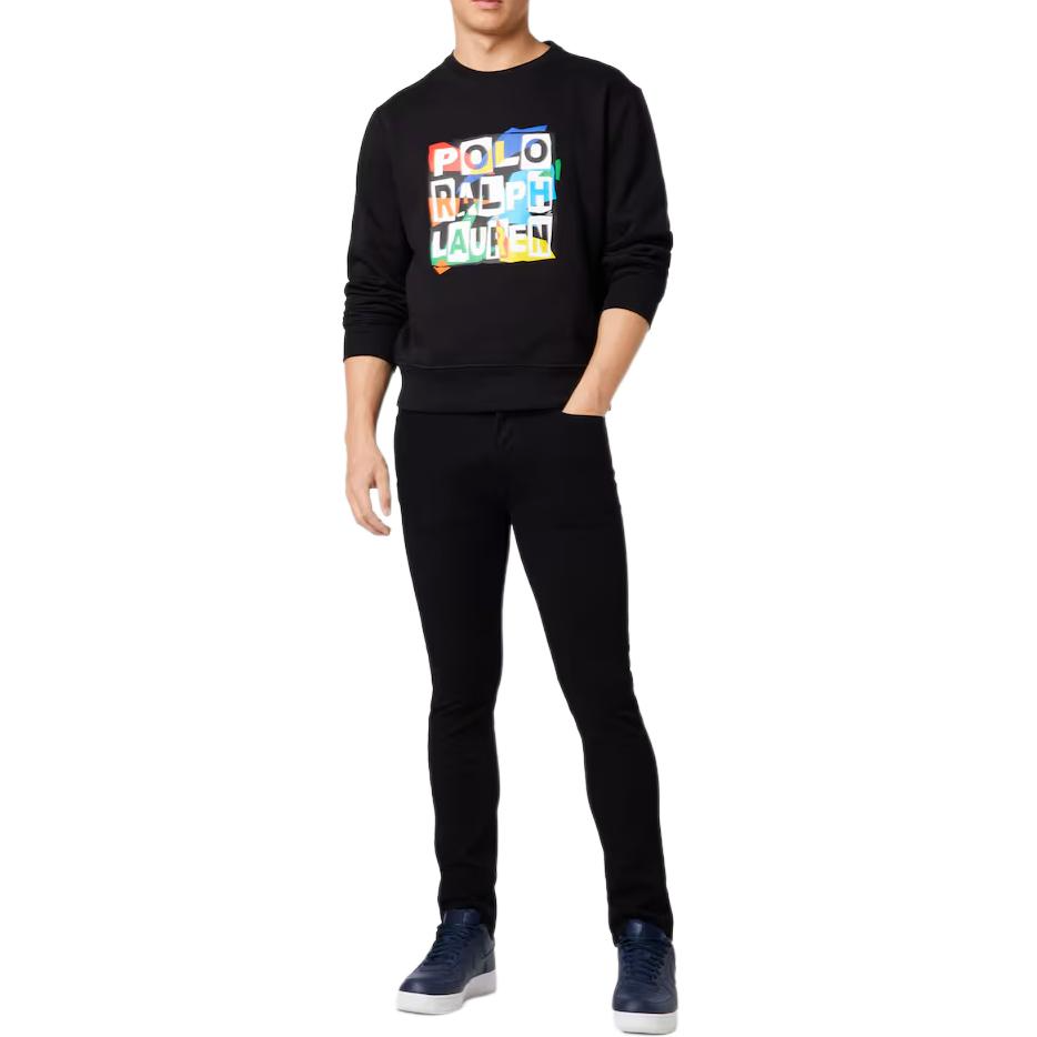 Shop 拉爾夫羅倫 SS22 小馬標誌黑色羊毛連帽衫 男女適用 710868912001