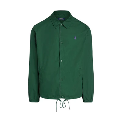 Ralph Lauren SS22 Green Zip-Up Collar Jacket with Drawstring Hem MNPOOTW16020876-300