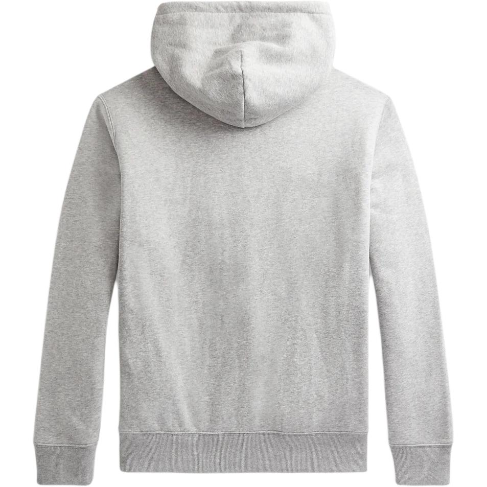 Lookbook Ralph Lauren SS22 Grey Hoodie with Pony Logo Unisex Fleece Pullover 710868912002