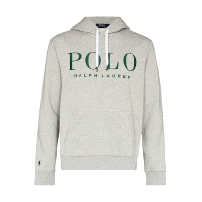 Ralph Lauren SS22 Logo Embroidered Hoodie Gray 710860831-003