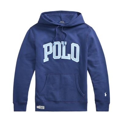 Ralph Lauren SS22 Navy Hoodie with Letter Logo Print MNPOKNI16821812-410