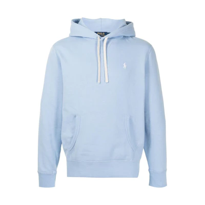 Ralph Lauren SS22 Oversized Solid Blue Hoodie 710766778032