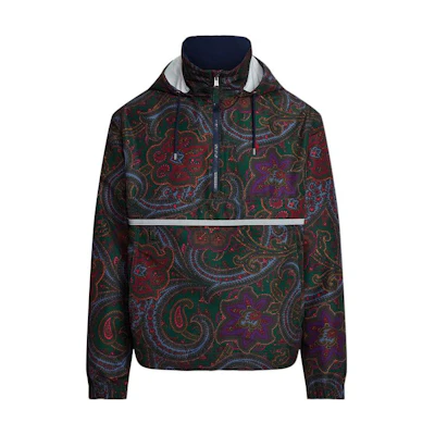 Ralph Lauren SS22 Packable Floral Half-Zip Hooded Jacket Multicolor MNPOOTW16020871-999