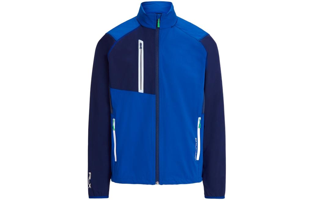 Ralph Lauren SS22 Packable Hooded Printed Jacket Blue - Stylish Outerwear MNXGOTW16020033