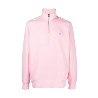 Ralph Lauren SS22 Pink Polo Pony Zip-Up Sweatshirt Jacket 710849720009