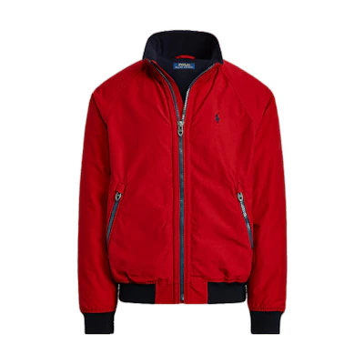 Ralph Lauren SS22 Red Fleece-Lined Zip-Up Jacket for Men MNPOOTW16020755-600