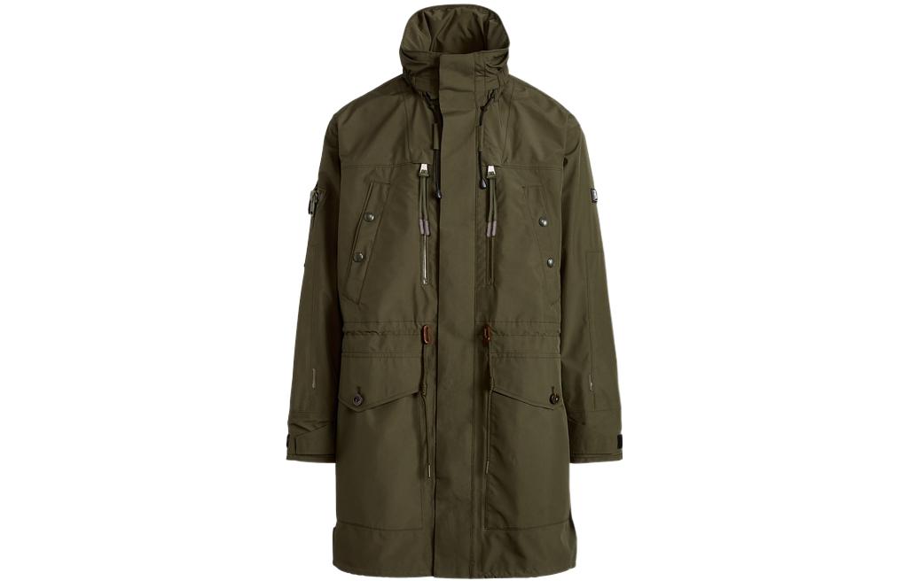 Ralph Lauren SS22 RLX Solid Green Hooded Jacket for Men MNRXOTW16020051-300