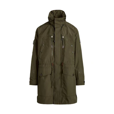 Ralph Lauren SS22 RLX Solid Green Hooded Jacket for Men MNRXOTW16020051-300