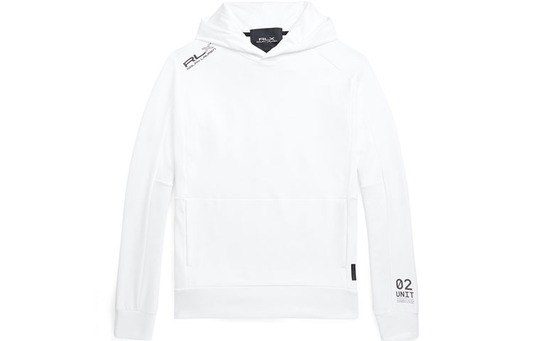 Ralph Lauren SS22 RLX Terry Hoodie White Hoodie MNRXKNI16820017-100