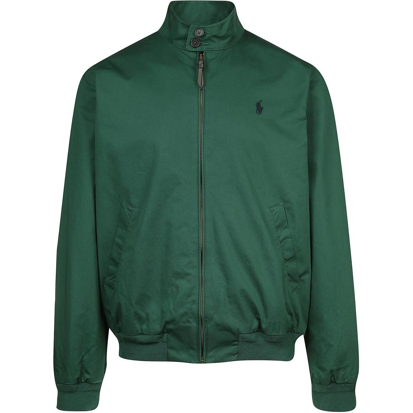 Ralph Lauren SS22 Slim Fit Vintage Green Pony Embroidered Jacket for Men 710740382005