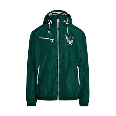 Ralph Lauren SS22 Solid Color Logo Embroidered Hoodie Jacket Green MNPOOTW16020829-300