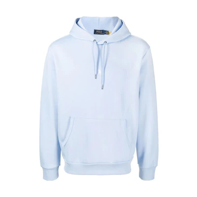 Ralph Lauren SS22 Solid Color Long Sleeve Hoodie Blue 710839047-011
