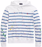 Ralph Lauren SS22 Splatter Stripe Print Hoodie White MNPOKNI16821853-100 Ralph Lauren SS22 Splatter Stripe Print Hoodie White MNPOKNI16821853-100