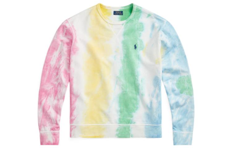 Ralph Lauren SS22 Tie-Dye Velour Sweatshirt Multicolor MNPOKNI16821800-999