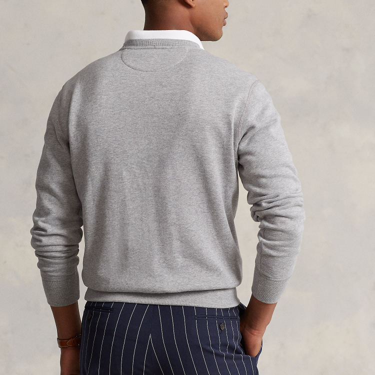 Ralph Lauren SS23 Bear Print Crewneck Sweatshirt Grey MNPOKNI16822800-020 圖 5