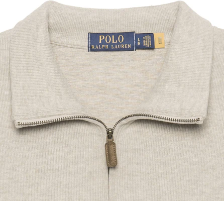 랄프 로렌 SS23 베이지 하프집 로고 자수 스웻셔츠 710857073-007 Purchase 랄프 로렌 SS23 베이지 하프집 로고 자수 스웻셔츠 710857073-007