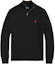 Buy ラルフローレン SS23 ブラック ハーフジップ ロゴ刺繍スウェットシャツ 710859939003-003