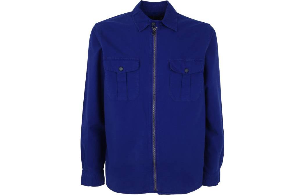 Ralph Lauren SS23 Blue Zip-Up Polo-Collar Jacket 710890391-005