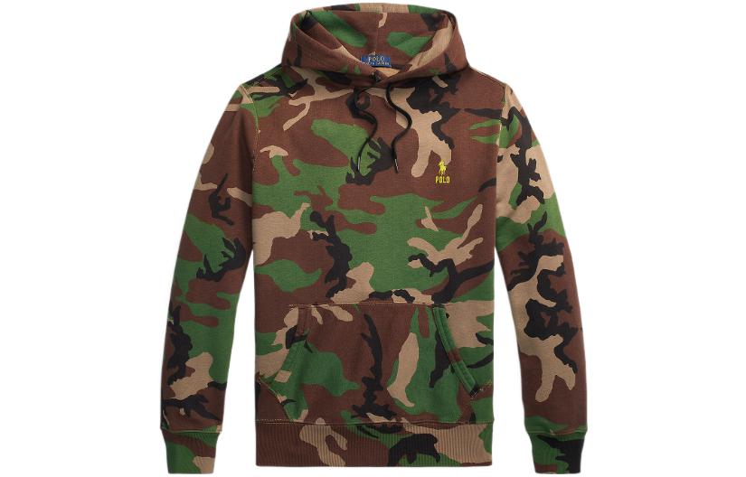Ralph Lauren SS23 Camo Logo Embroidered Hoodie MNPOKNI16822704-300