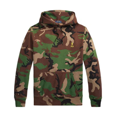 Ralph Lauren SS23 Camo Logo Embroidered Hoodie MNPOKNI16822704-300
