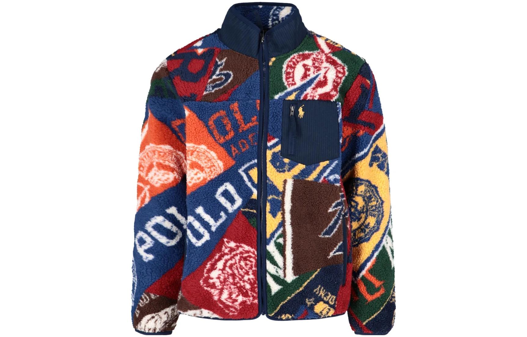 Ralph Lauren SS23 Color Block Letter Print Jacket 710878913-001