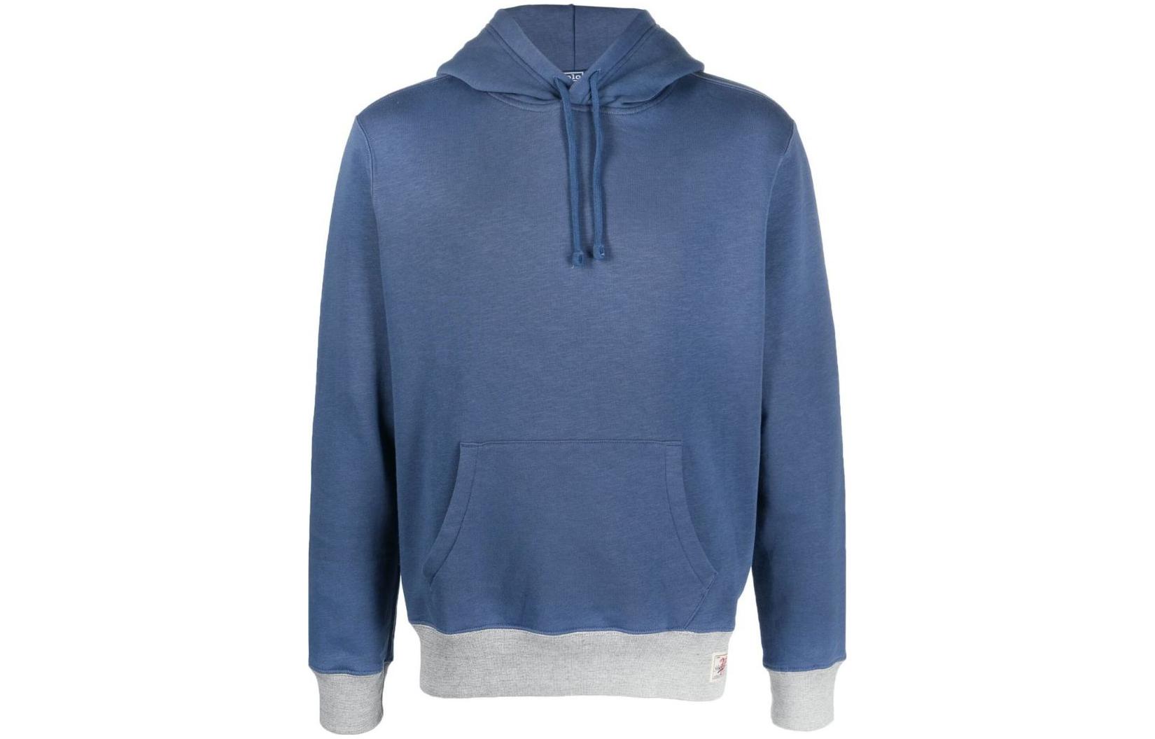 Ralph Lauren SS23 Colorblock Drawstring Hoodie Blue - Fashion 710890865-001 圖 2