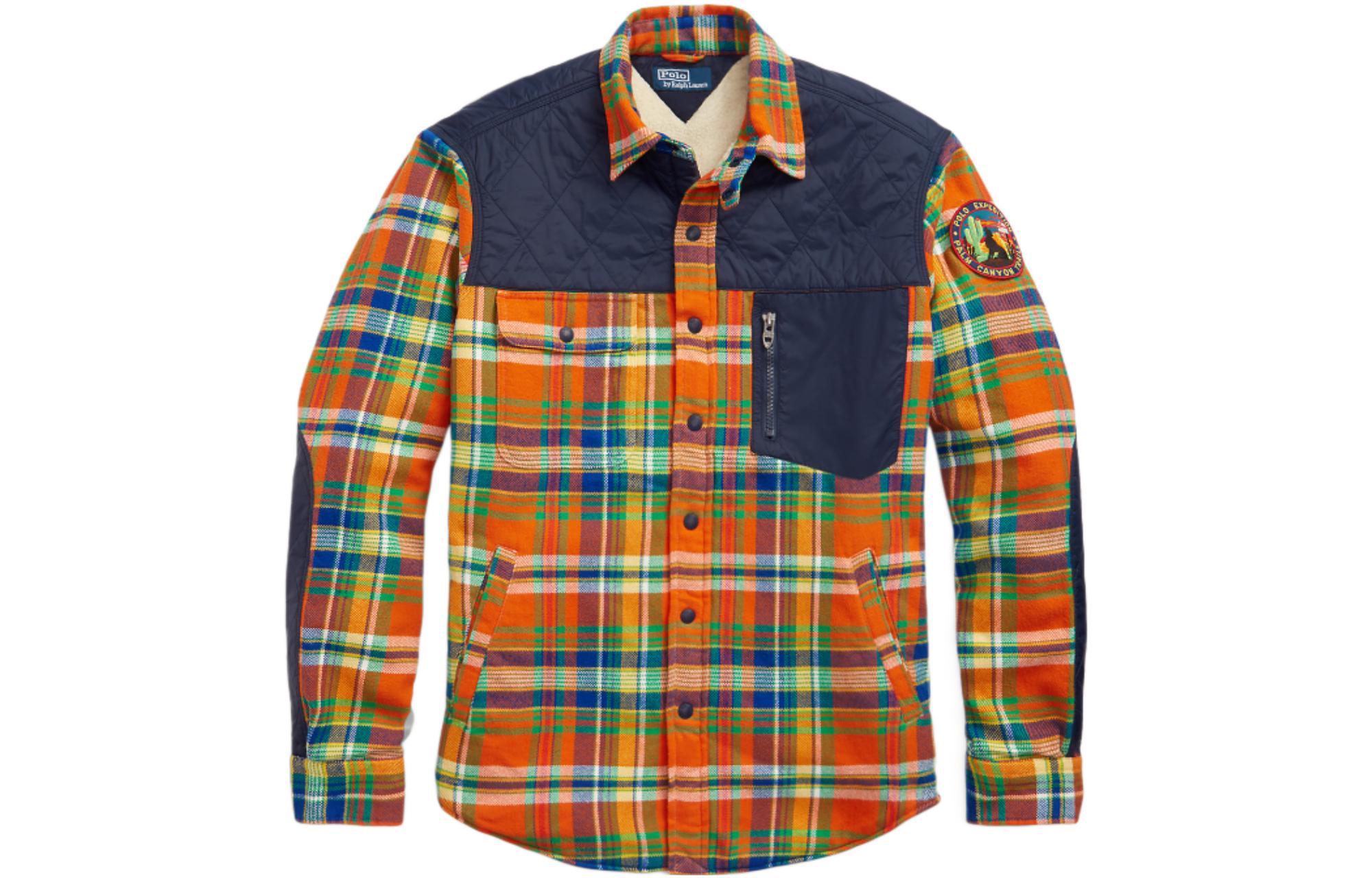 Ralph Lauren SS23 Colorblock Plaid Collar Jacket - Multicolor MNPOWOV16822705-999