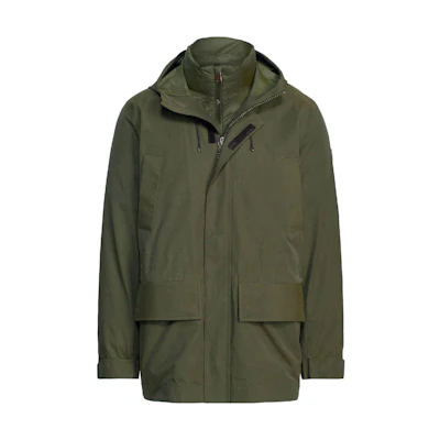 Ralph Lauren SS23 Detachable Zipper Jacket Green 710852708-003
