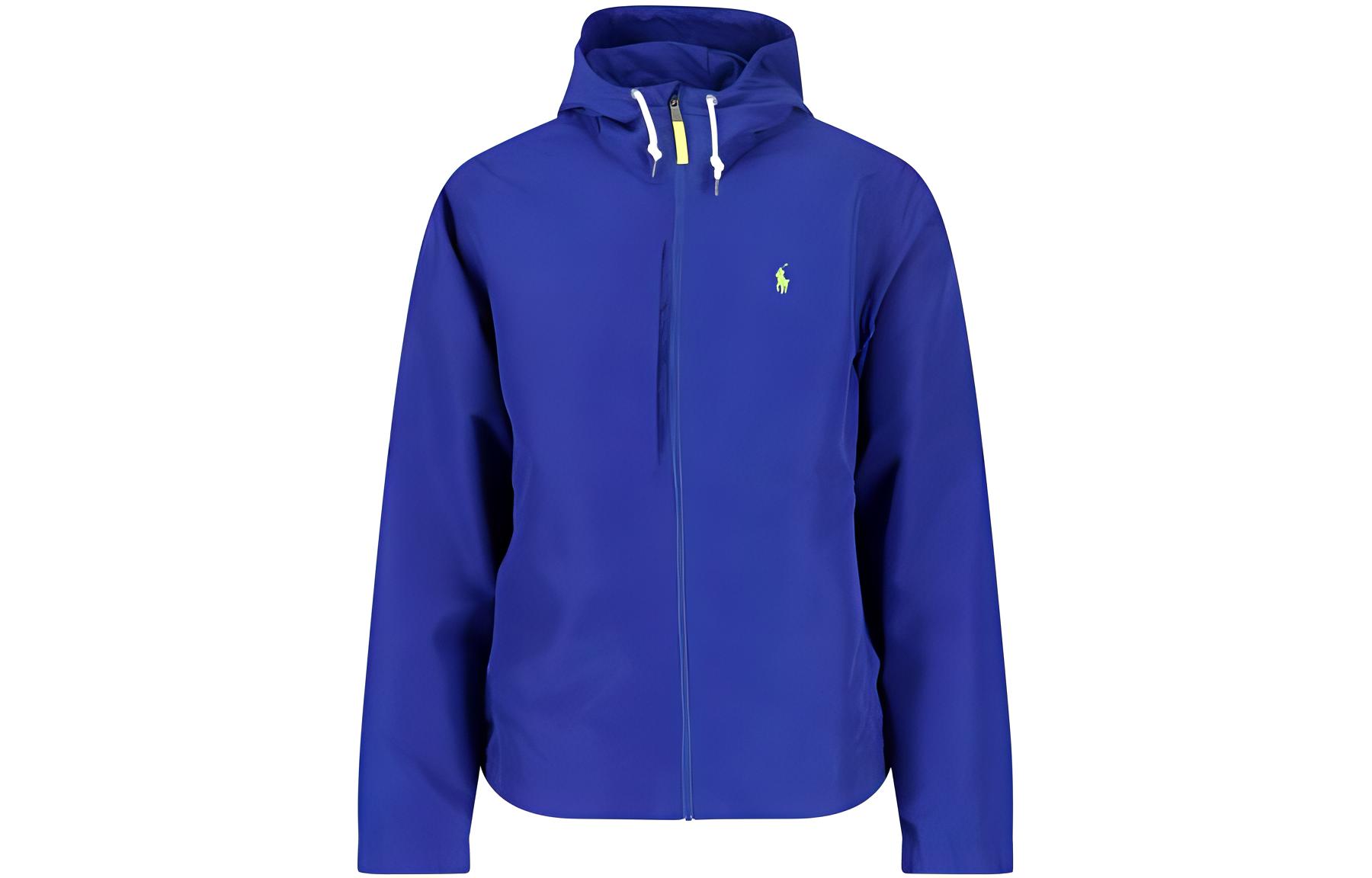 Ralph Lauren SS23 Embroidered Logo Hooded Jacket Mens Blue 710888070-003