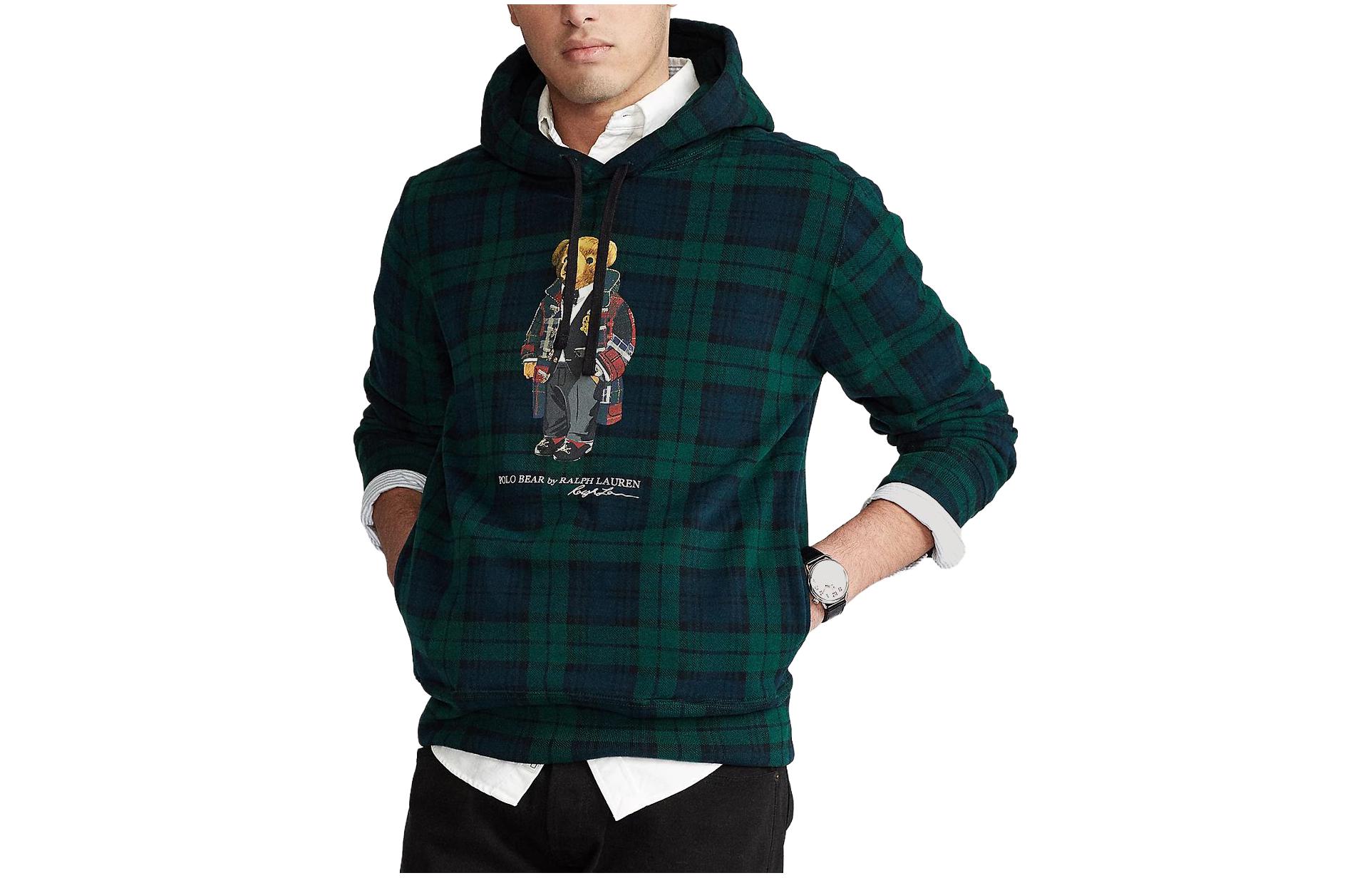 Ralph Lauren SS23 Green Bear Print Sweatshirt 3534-10001-0234-300