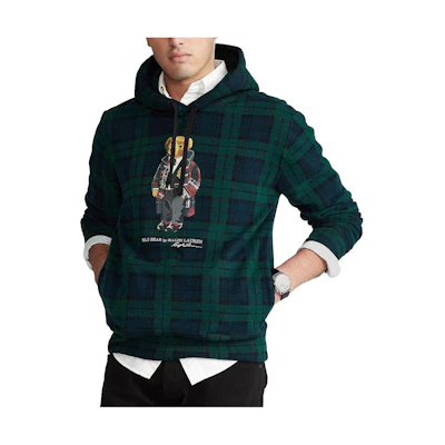 Ralph Lauren SS23 Green Bear Print Sweatshirt 3534-10001-0234-300