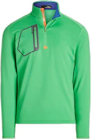 Ralph Lauren SS23 Green Half-Zip Pullover Long-Sleeve Sweatshirt MNXGKNI16820144-300 Ralph Lauren SS23 Green Half-Zip Pullover Long-Sleeve Sweatshirt MNXGKNI16820144-300