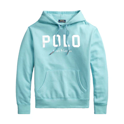Ralph Lauren SS23 Green Logo Print Drawstring Hoodie 710843465-002