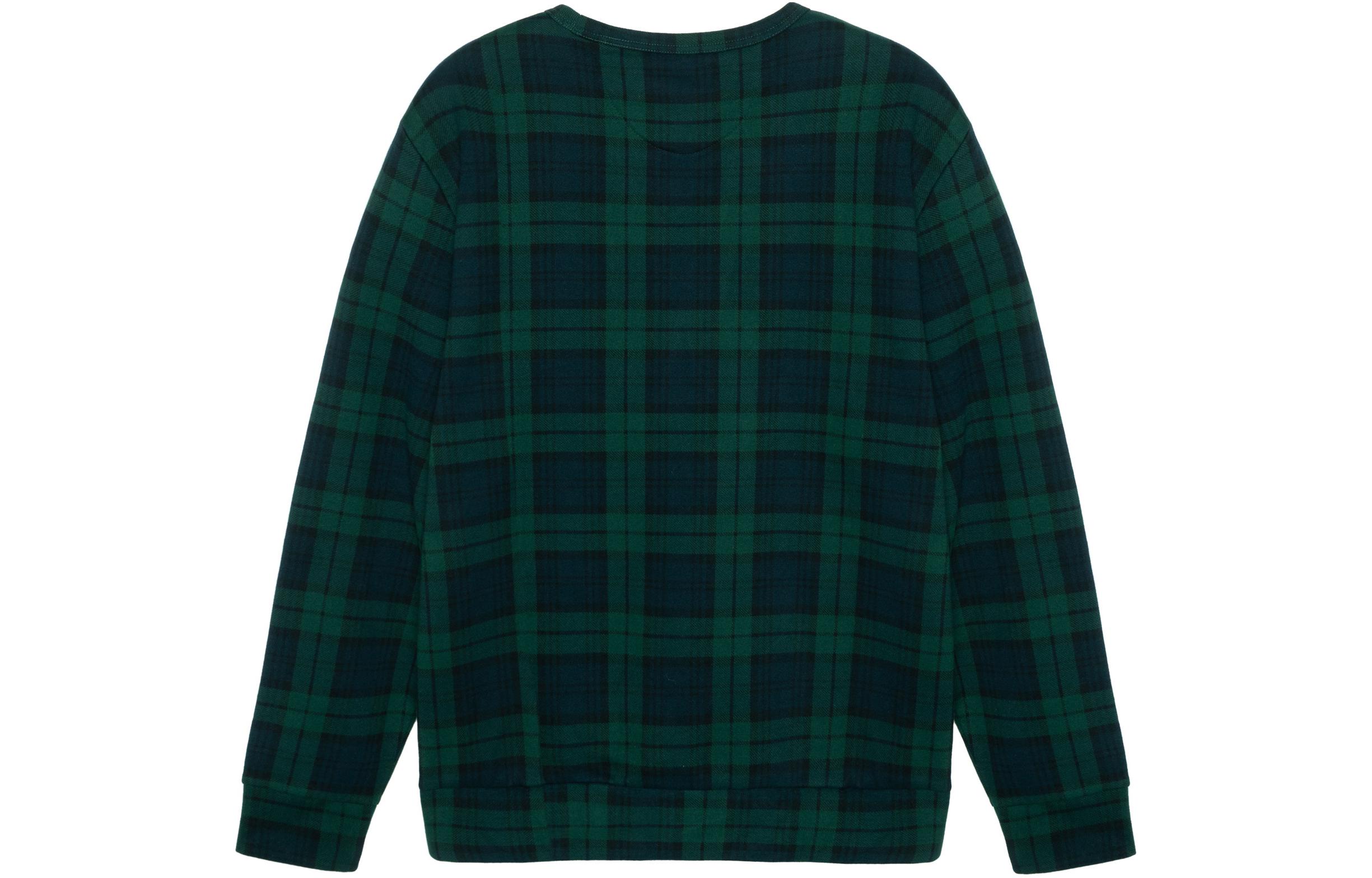 Ralph Lauren SS23 Green Plaid Embroidered Crewneck Sweatshirt 710861761-001 圖 3