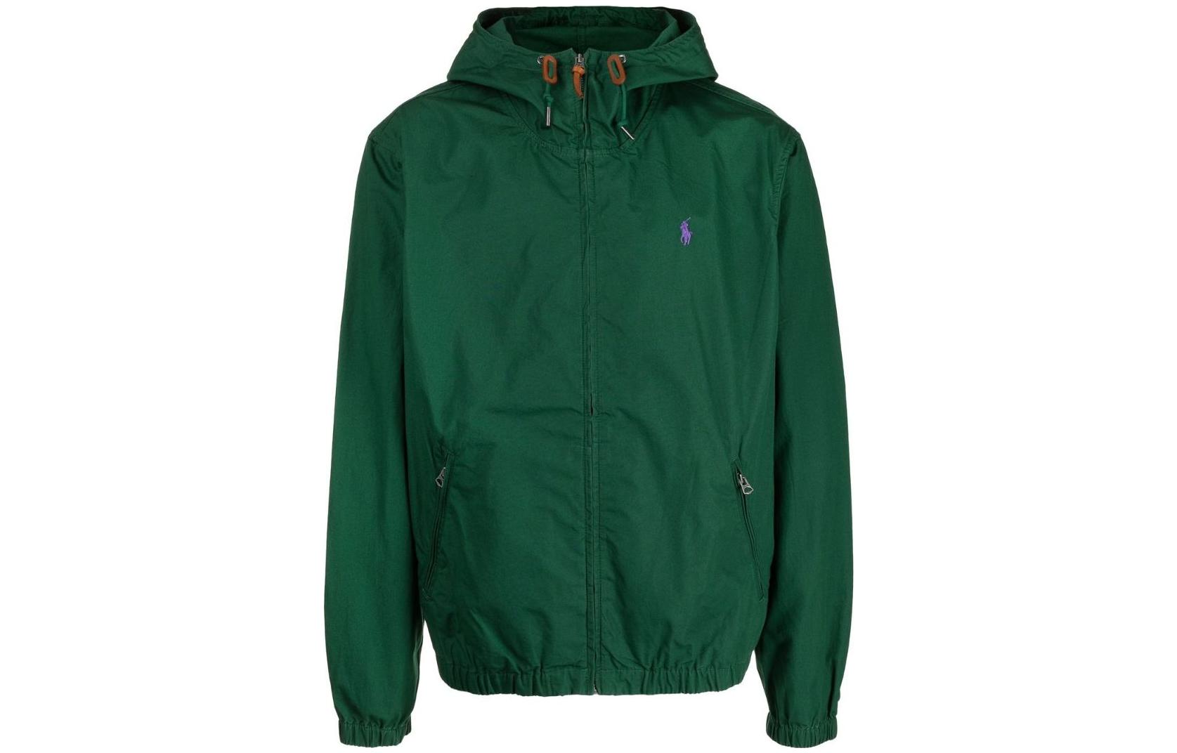 Ralph Lauren SS23 Green Softshell Jacket with Embroidered Logo 710832204-010