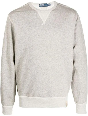 Ralph Lauren SS23 Crewneck Sweatshirt Abu-Abu Logo Patch 710907252-002 Buy Ralph Lauren SS23 Crewneck Sweatshirt Abu-Abu Logo Patch 710907252-002