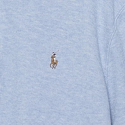 Ralph Lauren SS23 Sweatshirt Half-Zip Logo Bordir Biru 710857073-008 Details for Ralph Lauren SS23 Sweatshirt Half-Zip Logo Bordir Biru 710857073-008