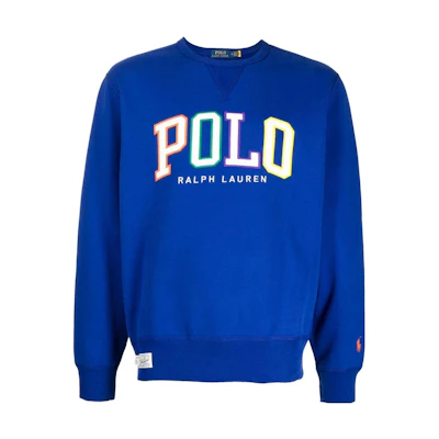 Ralph Lauren SS23 Letter Logo Crewneck Sweatshirt Blue - 710890191-003