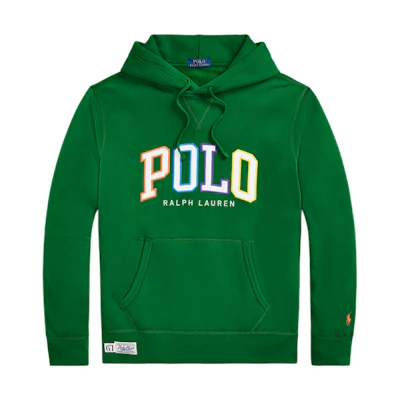 Ralph Lauren SS23 Letter Logo Patch Drawstring Hoodie Green Men’s MNPOKNI16822707-300