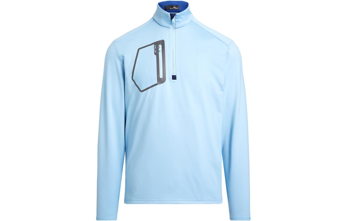 Ralph Lauren SS23 Light Blue Half-Zip Pullover Casual Sweatshirt MNXGKNI16820142-400
