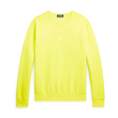Ralph Lauren SS23 Logo Embroidered Crewneck Sweatshirt Yellow MNPOKNI16822720-700