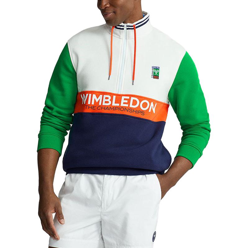 Ralph Lauren SS23 Logo Embroidered Half-Zip Sweatshirt Multicolor MNPOKNI16822893-100 圖 4