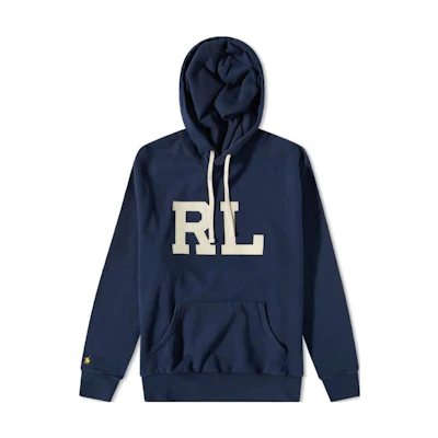 Ralph Lauren SS23 Logo Patch Crewneck Sweatshirt Blue 710878502-001