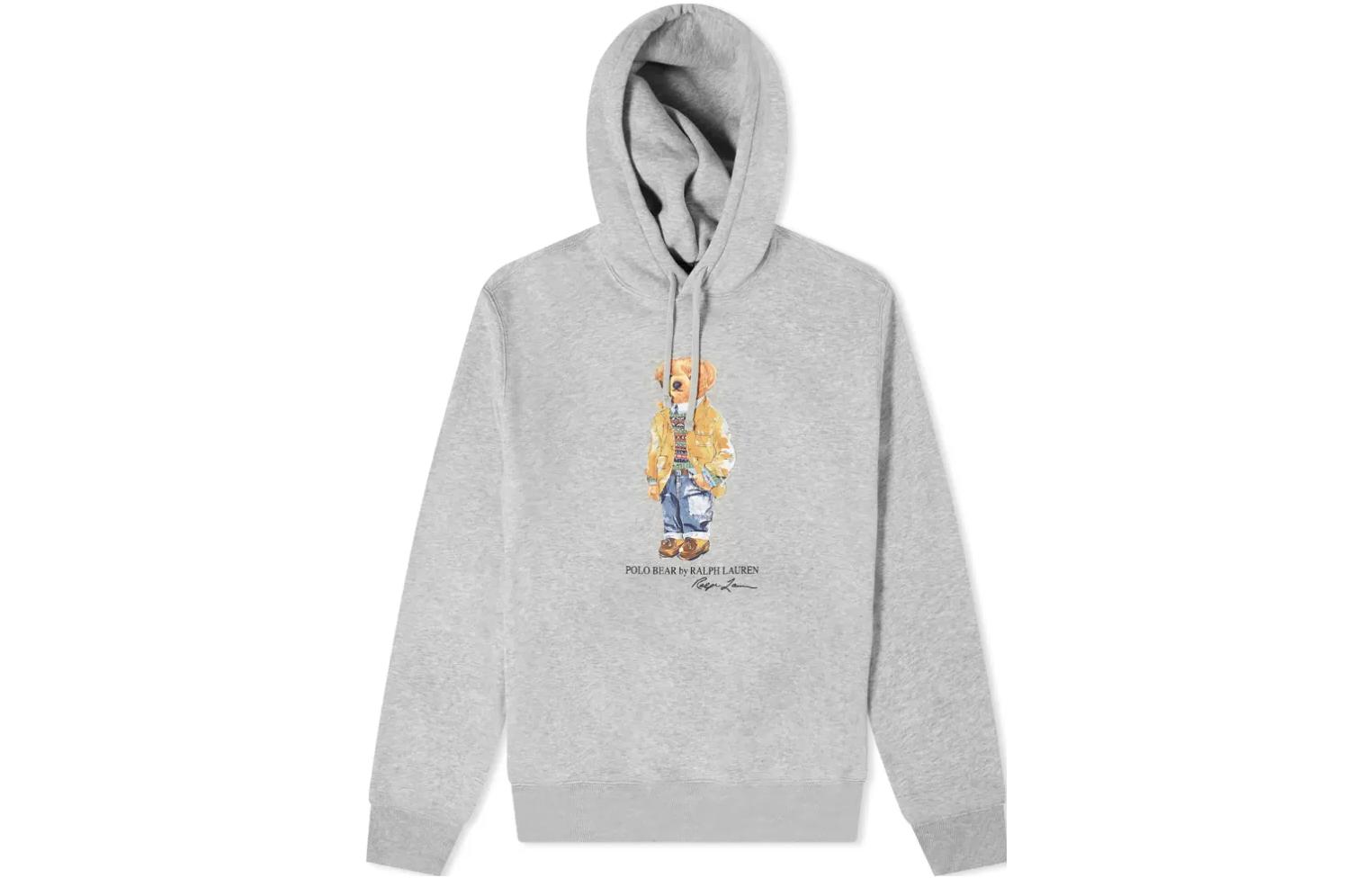 Ralph Lauren SS23 Logo Print Casual Sweatshirt Grey 710829166-002