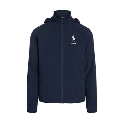 Ralph Lauren SS23 Logo Print Hoodie Jacket Navy Blue - MNXGOTW16020049-410