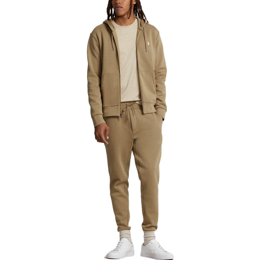 Ralph Lauren SS23 Logo Printed Zip Hoodie Khaki MNPOKNI16822709-250 圖 3