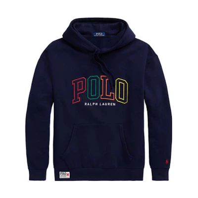 Ralph Lauren SS23 Navy Blue Logo Embroidered Hoodie MNPOKNI16822909-410